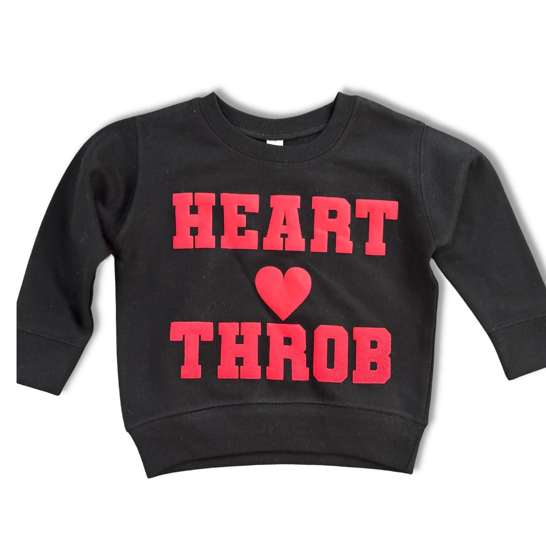 Puff Red Letters Heart Throb