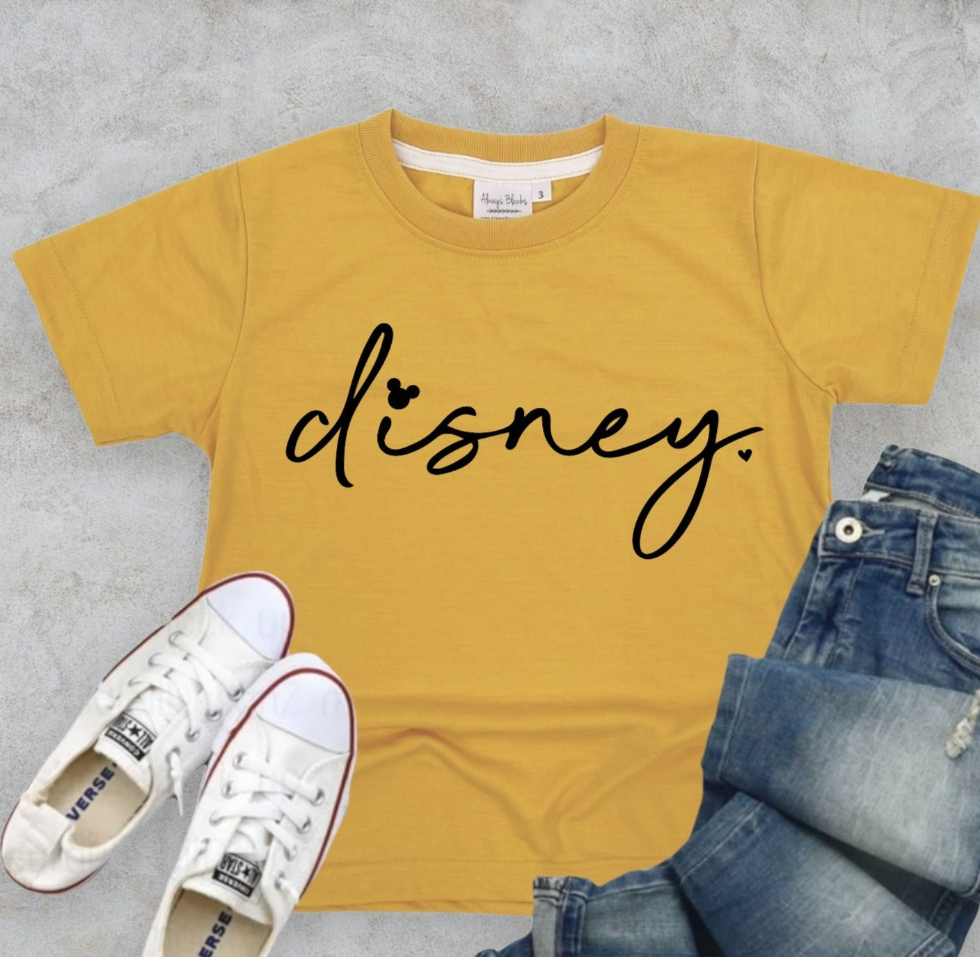 KIDS Disney Cursive Shirt
