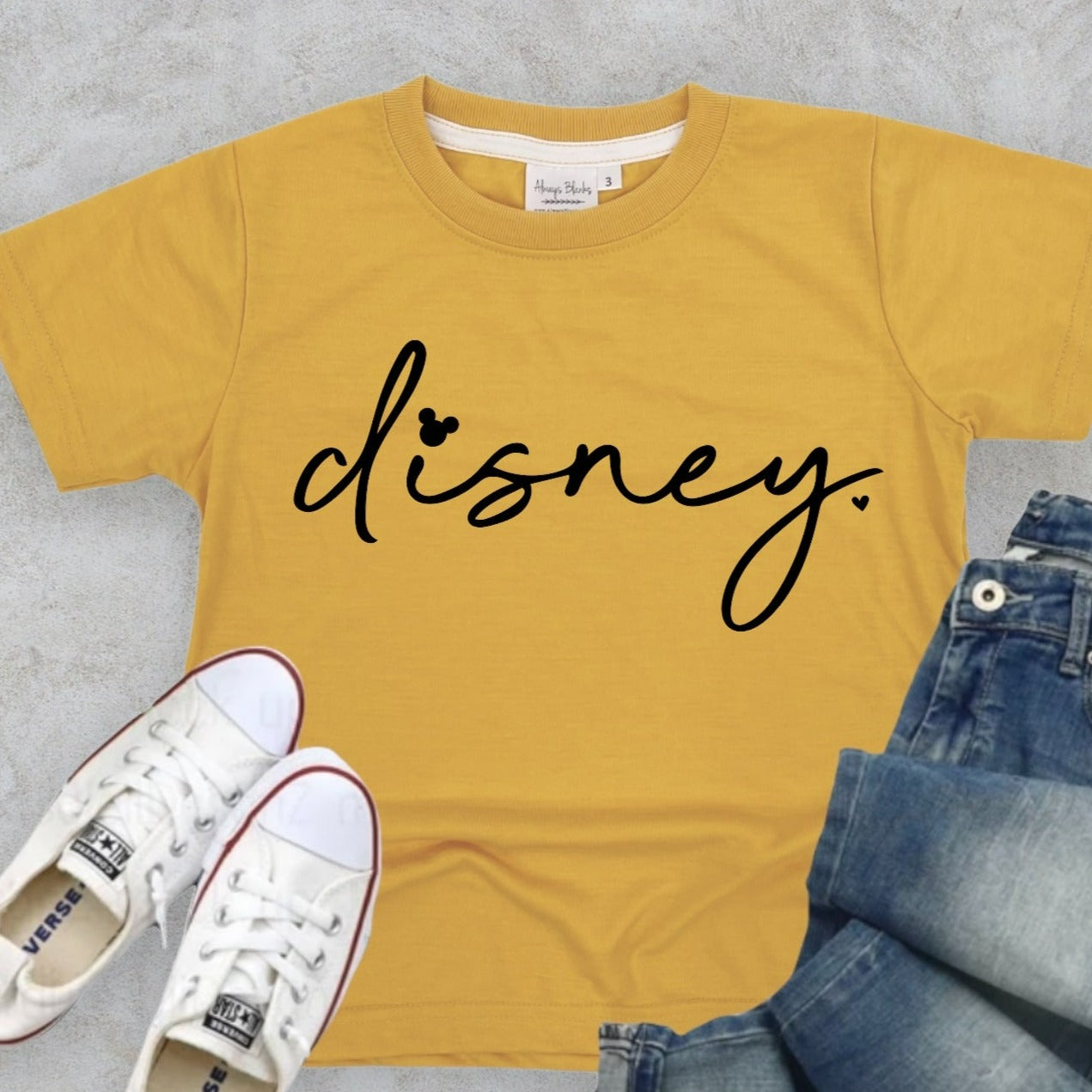 Disney Cursive Shirt