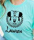INFANT Minnie Checkered Name Shirt